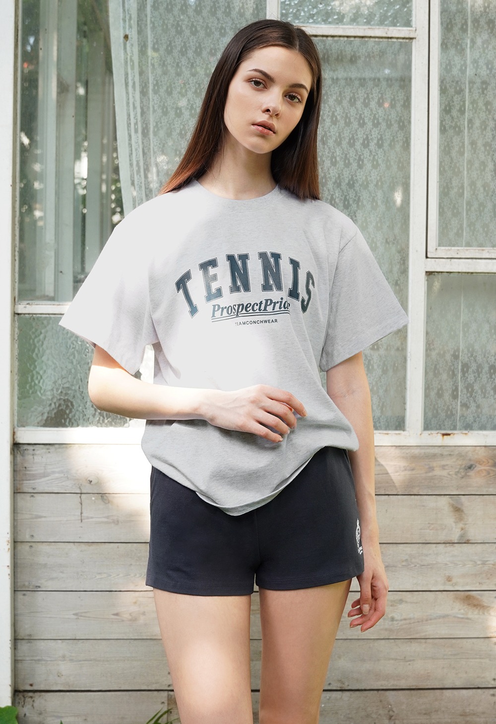 테니스 PP 빈티지 티셔츠 (멜란지)