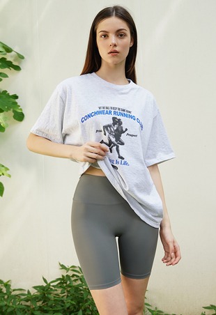 콘치 러닝 클럽 반팔 티셔츠 (멜란지)